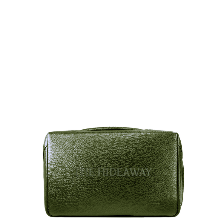Hideaway Italian Leather Toiletry Bag