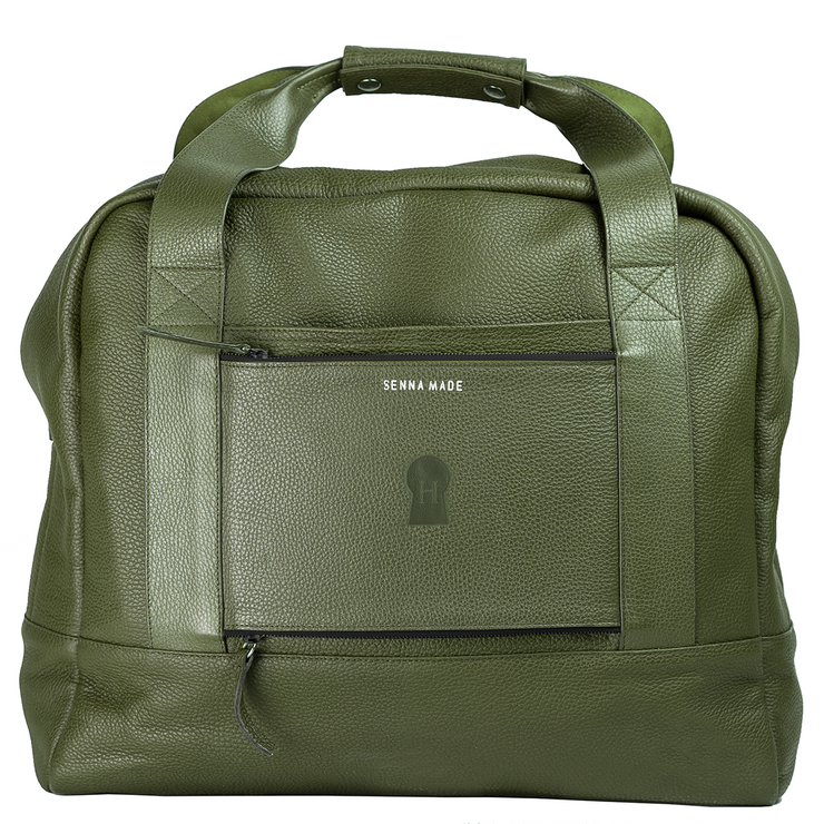 Hideaway Italian Leather Weekender Duffle