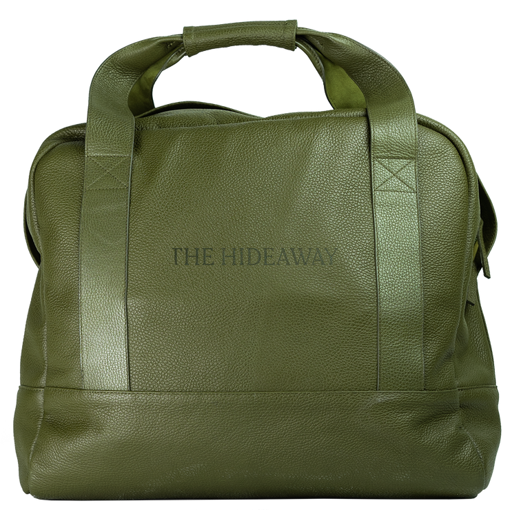 Hideaway Italian Leather Weekender Duffle