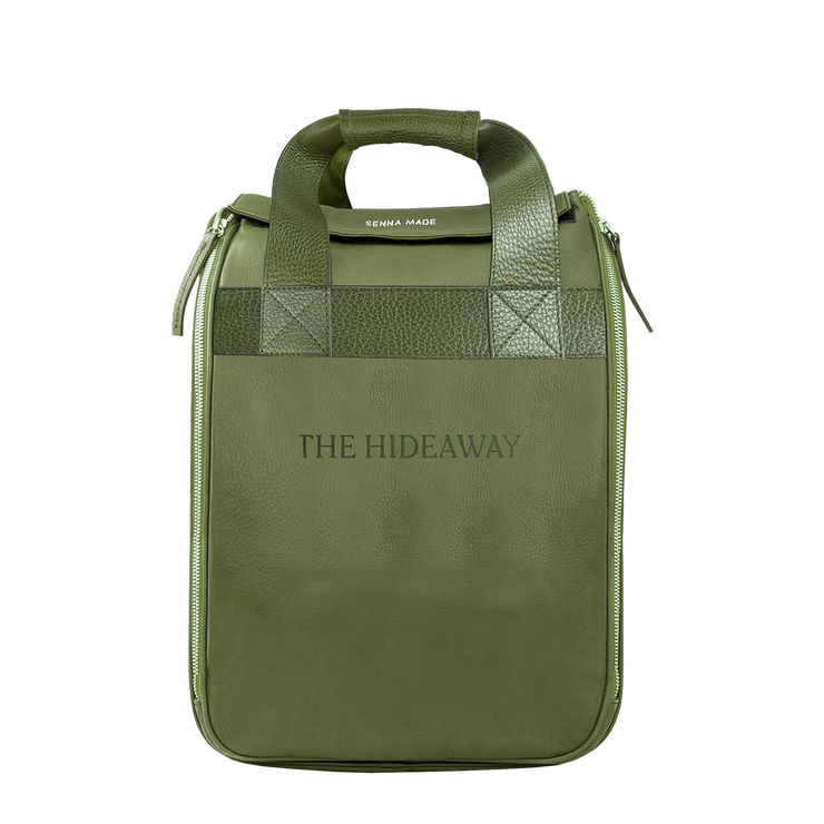 Hideaway Italian Leather Shoe Bag