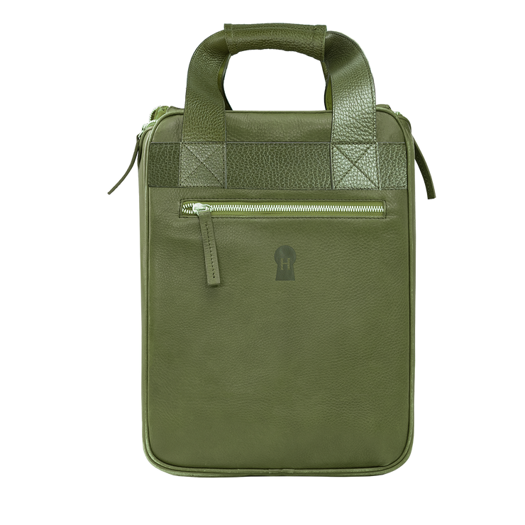 Hideaway Italian Leather Shoe Bag