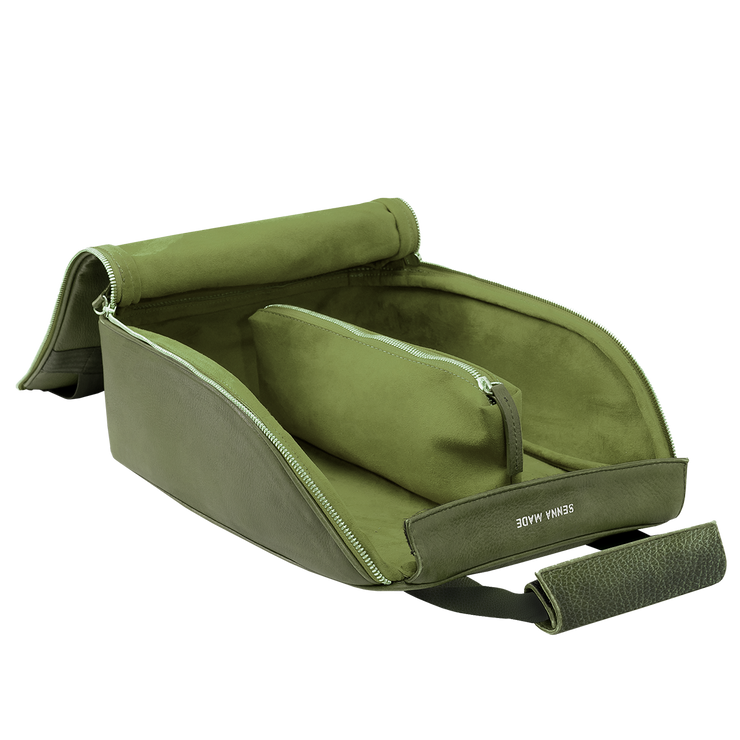 Hideaway Italian Leather Shoe Bag