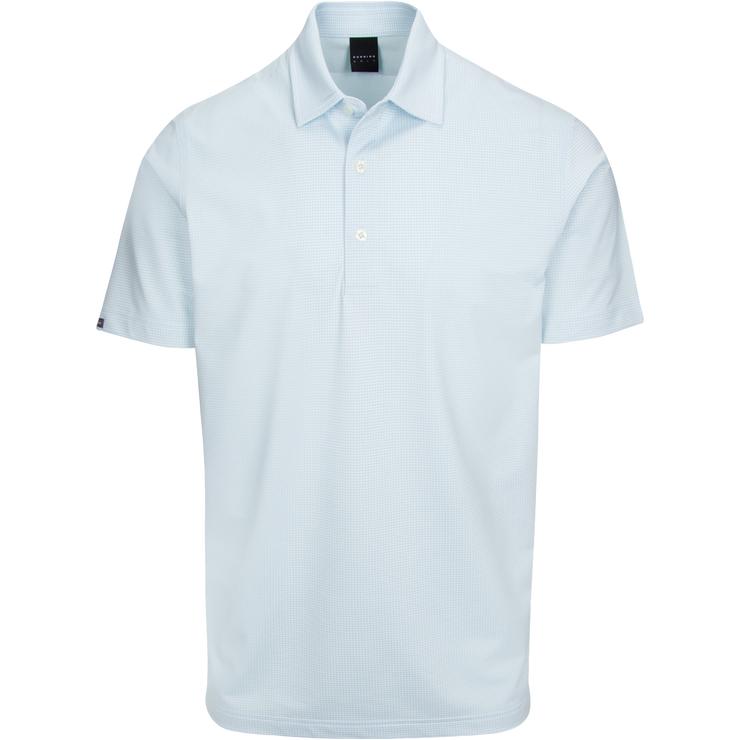 Farley Jacquard Polo Fresh / White