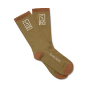 Senna Made Crew Socks Army Green