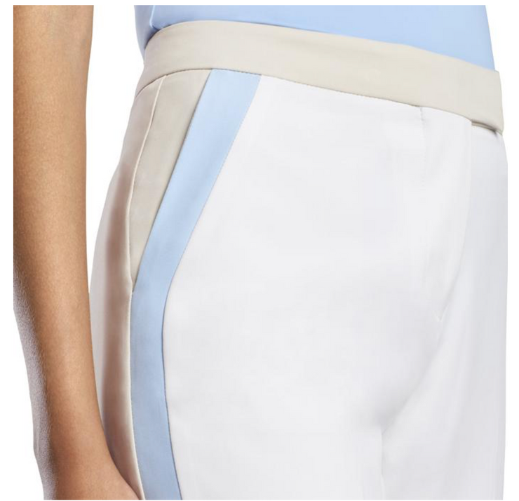 STRAIGHT LEG COLOUR BLOCK TROUSER