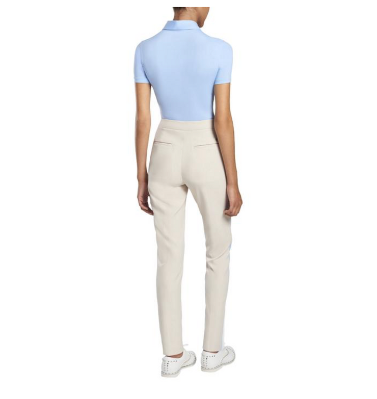 STRAIGHT LEG COLOUR BLOCK TROUSER