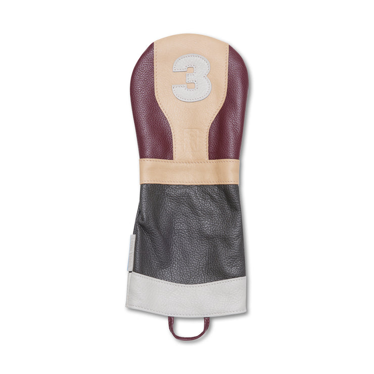 Hunter Jacket 3 Wood Cover Maroon / Beige