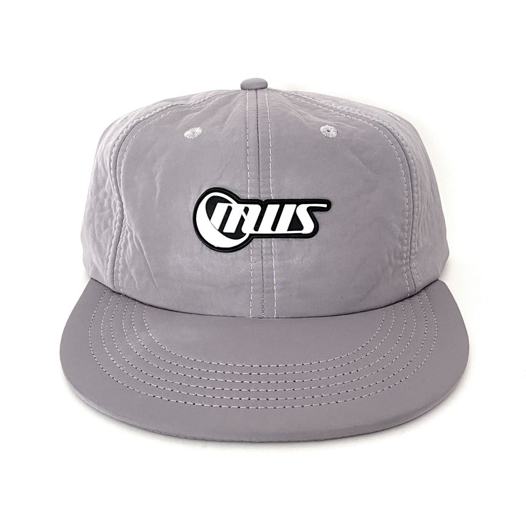 Metalwood Cracked Logo 6-Panel Strapback Hat Grey