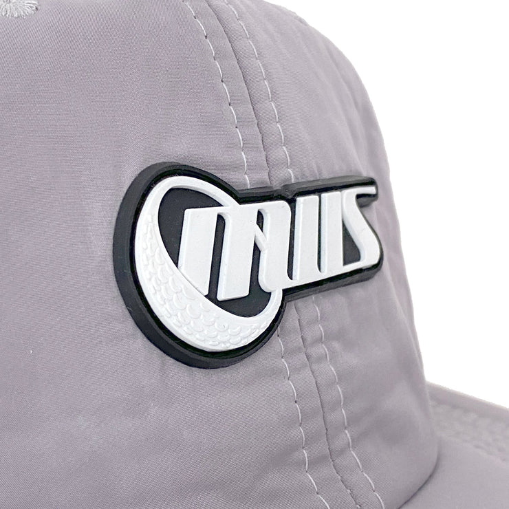 Metalwood Cracked Logo 6-Panel Strapback Hat Grey