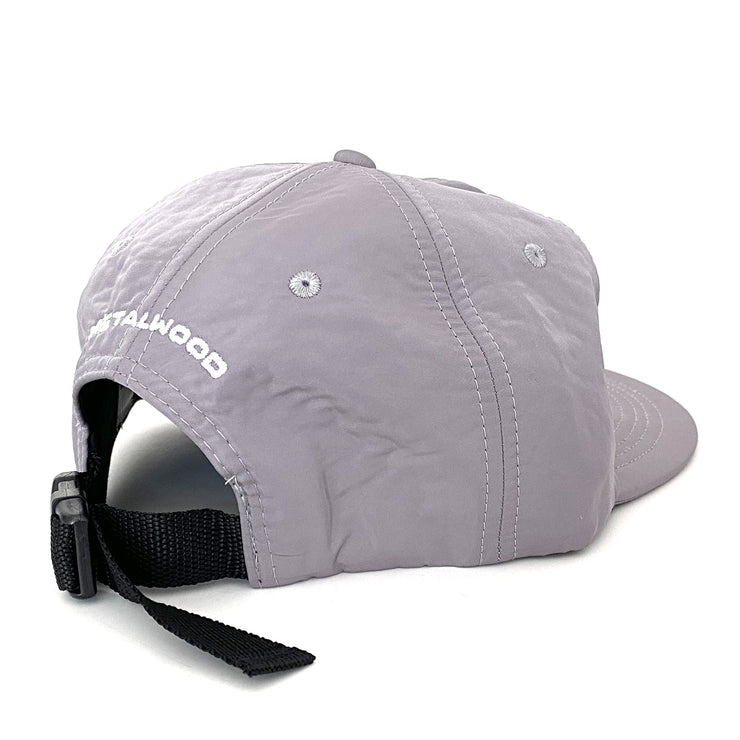 Metalwood Cracked Logo 6-Panel Strapback Hat Grey