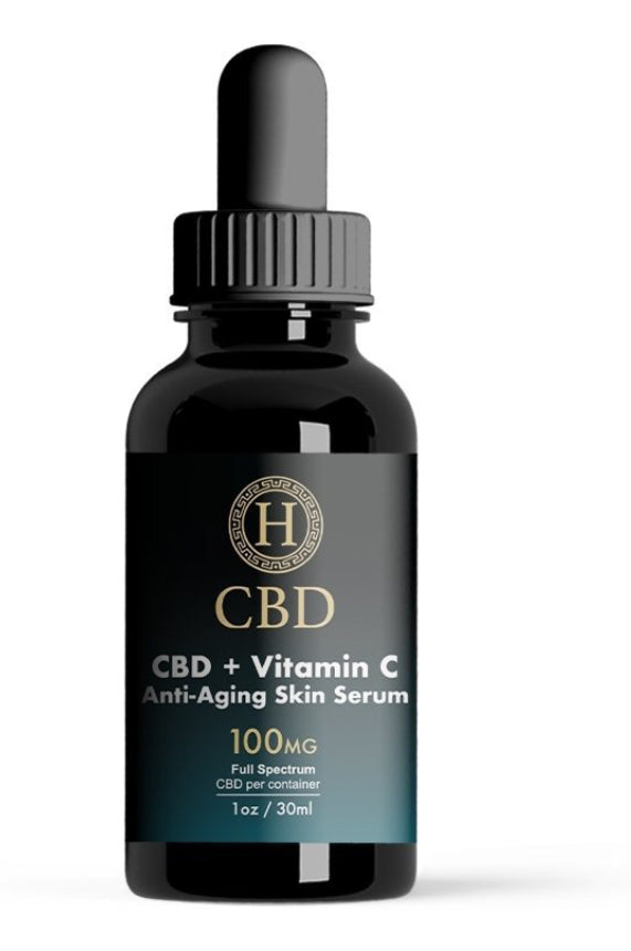 CBD + Vitamin C Anti-Aging Skin Serum